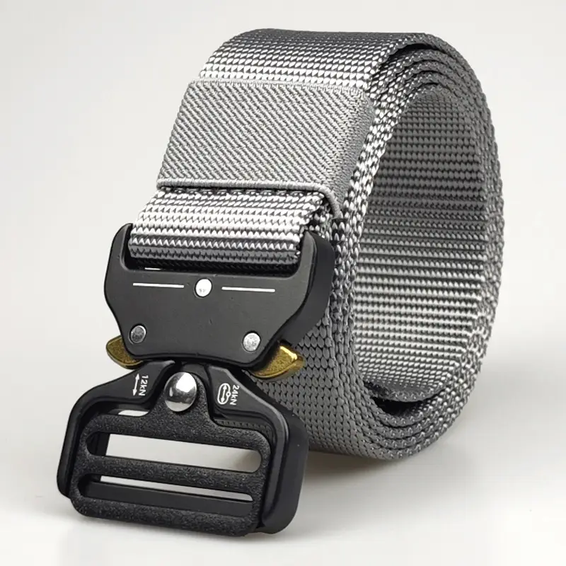 Gold Beaded Nylon Tactical Belt for Men - Image 6