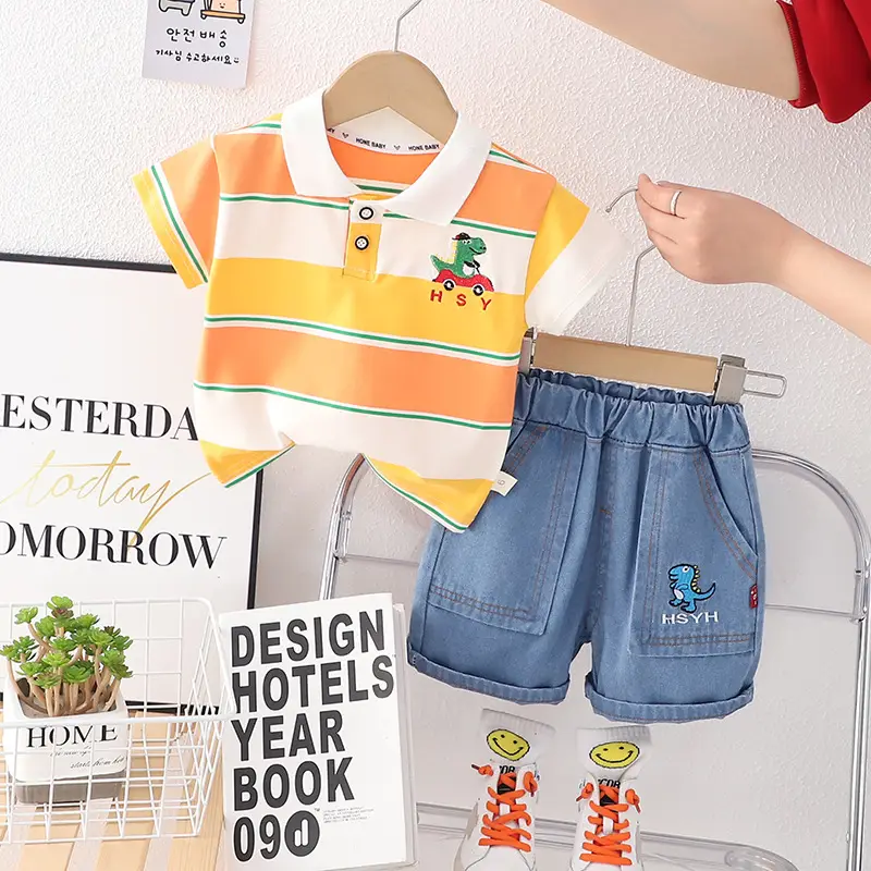 Cross-border Boys Summer T-Shirt Shorts Set 2025 — feature 6