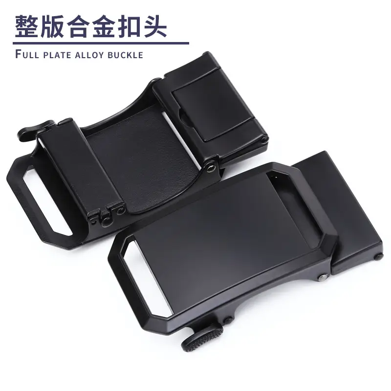 Men's Tactical Elastic Belt Black Gray Buckle