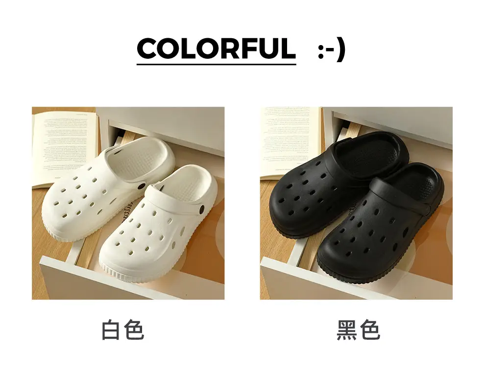 Women's White Croc Sandals Summer Outerwear 2025 — feature 5