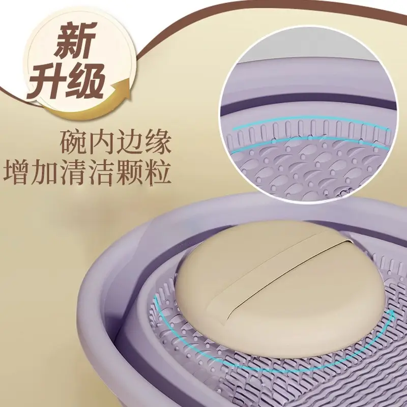 Silicone Makeup Cleaning Bowl with Cleaning Pads