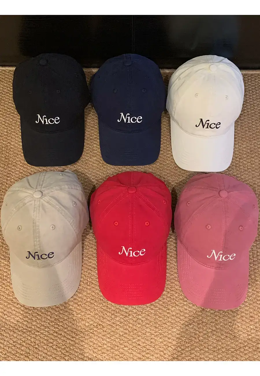 2026 Korean Style Letter Embroidery Cap Red Beige — feature 4