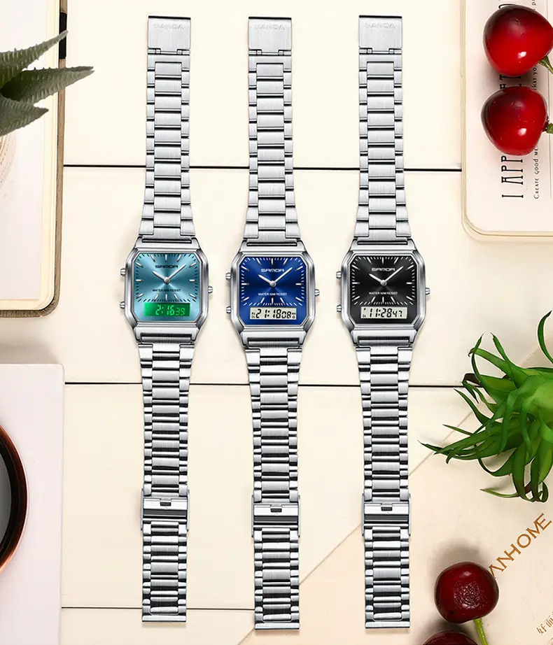 Sanda Stainless Steel Electronic Watch 32H12 — feature 4
