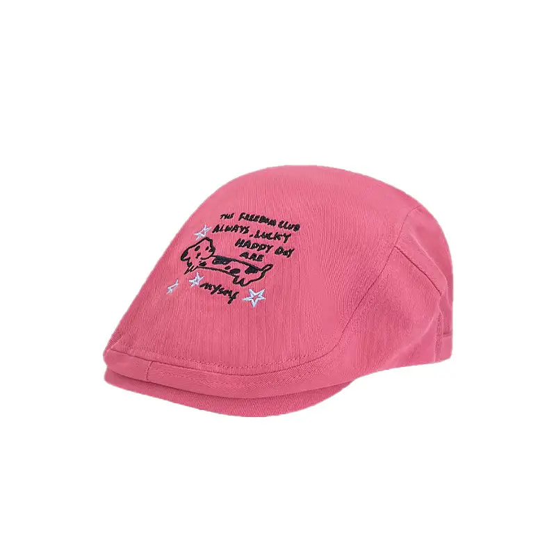 Embroidered Star Puppy Blue Cap Women's Forward Wear - Image 9