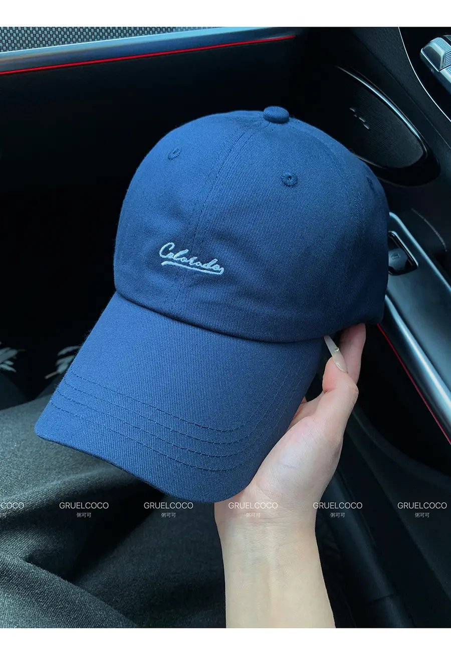 Women Baseball Cap with Letter Embroidery, Cream Shortbread Style, 2026 Spring — feature 11