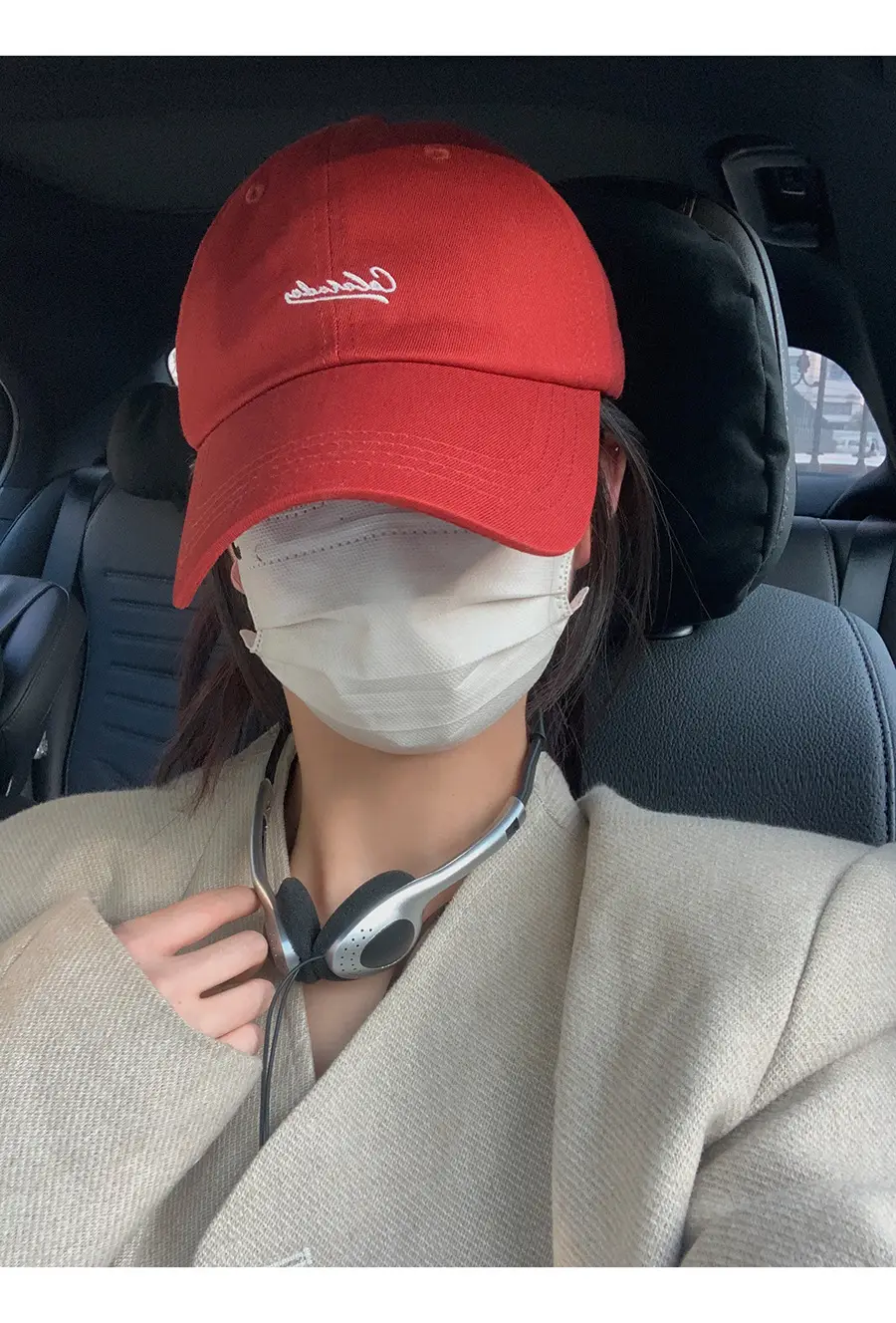 Women Baseball Cap with Letter Embroidery, Cream Shortbread Style, 2026 Spring — feature 4
