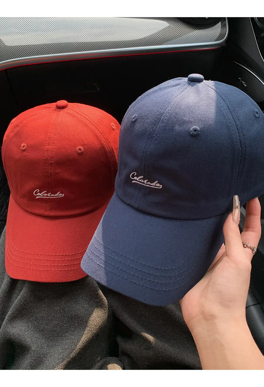 Women Baseball Cap with Letter Embroidery, Cream Shortbread Style, 2026 Spring — feature 8