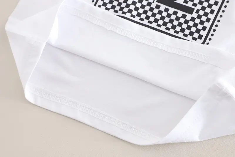 Kids Crossbody Set White Green 2-Piece Summer T-Shirt Shorts Korean Style — feature 13
