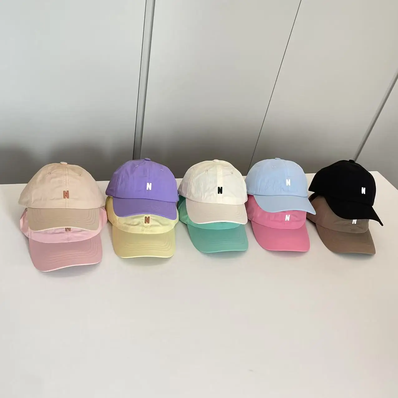Emo Beibei Girls Green Baseball Cap Sunshade Quick Dry - Image 12