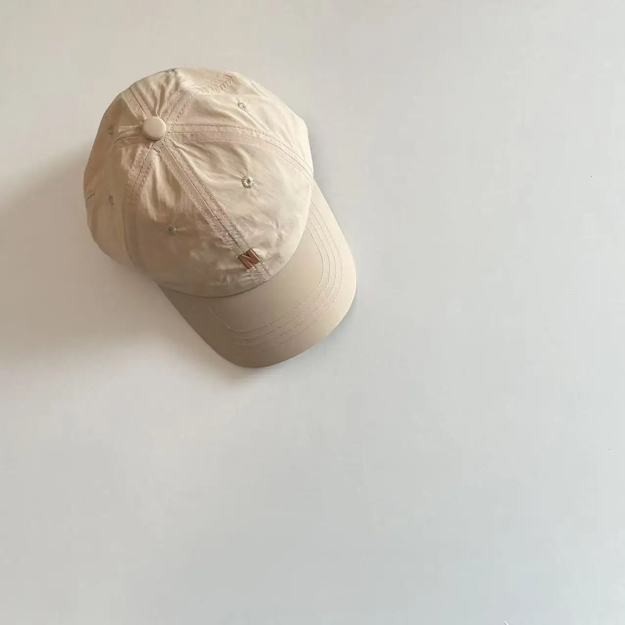 Emo Beibei Girls Green Baseball Cap Sunshade Quick Dry - Image 3