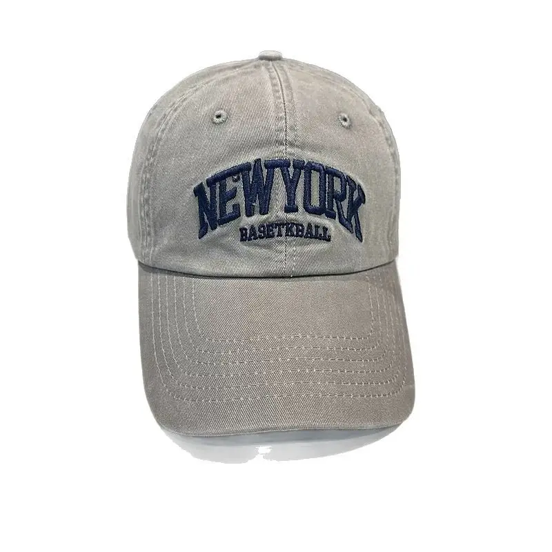 New York District Baseball Cap for Women Grey Large Brim - Image 13