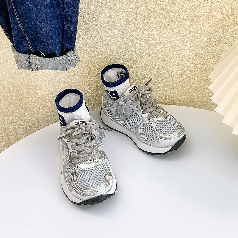 2025 Grey Mesh Kids Sneakers for Toddlers — feature 7