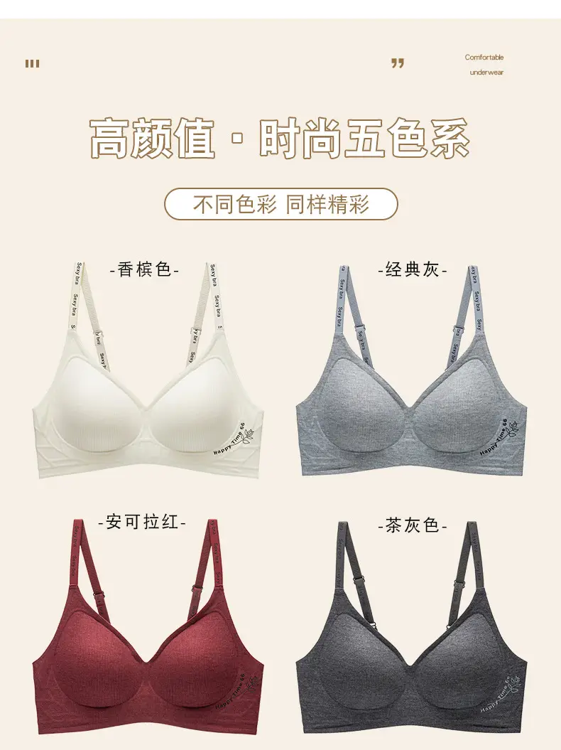 Traceless Women's Push-Up Bra Red Small — feature 15