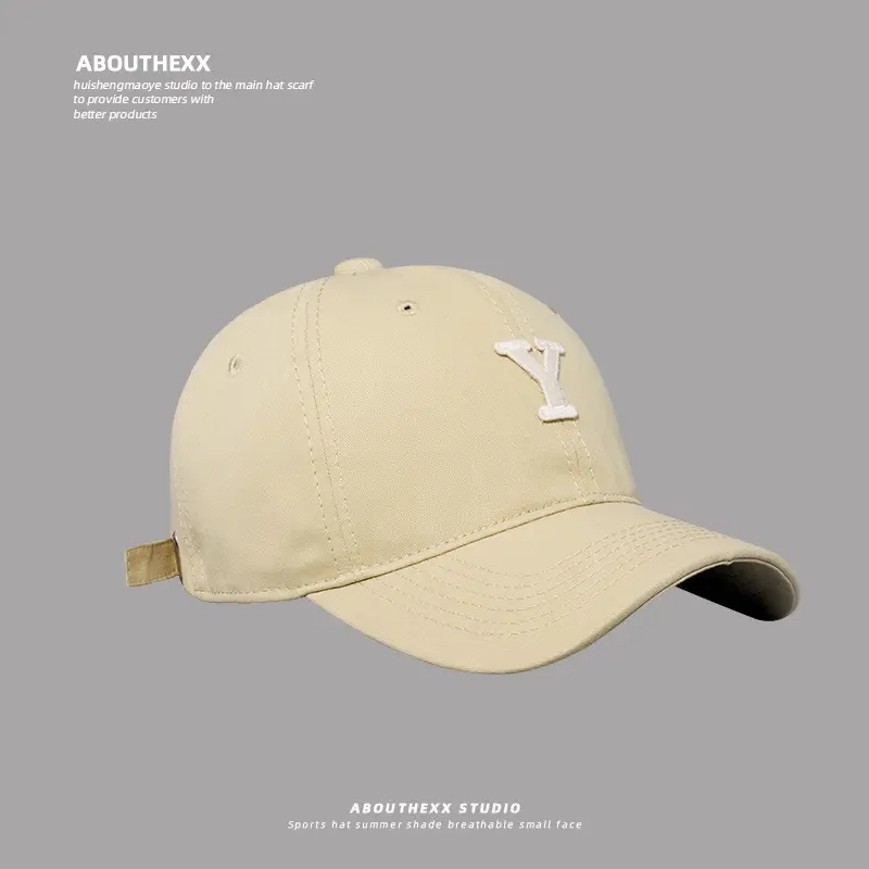 Women Blue Y Letter Baseball Cap Spring Summer Korean Style - Image 2