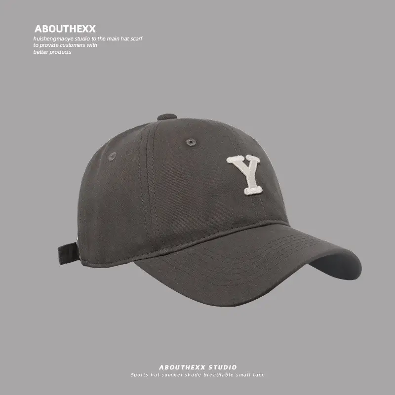 Women Blue Y Letter Baseball Cap Spring Summer Korean Style - Image 9