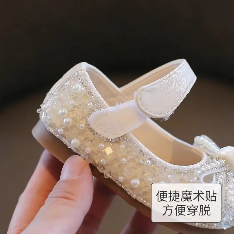 Baby Princess Shoes White Lace One Year Old