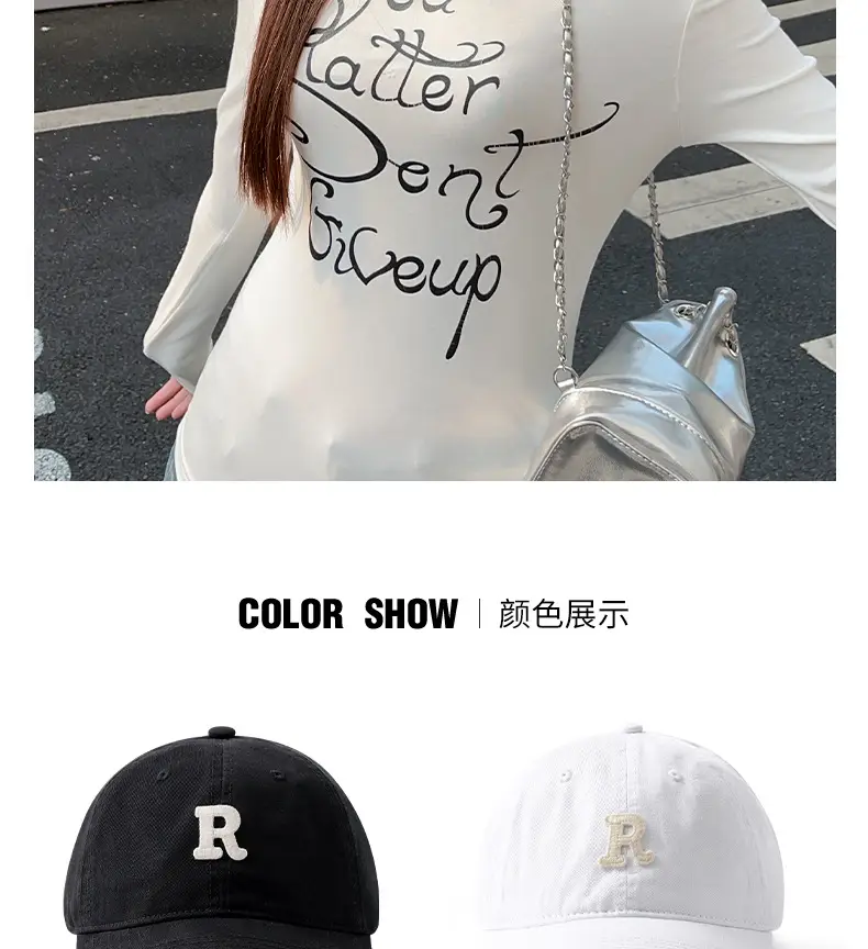 Women White Baseball Cap with Logo 2025 — feature 14