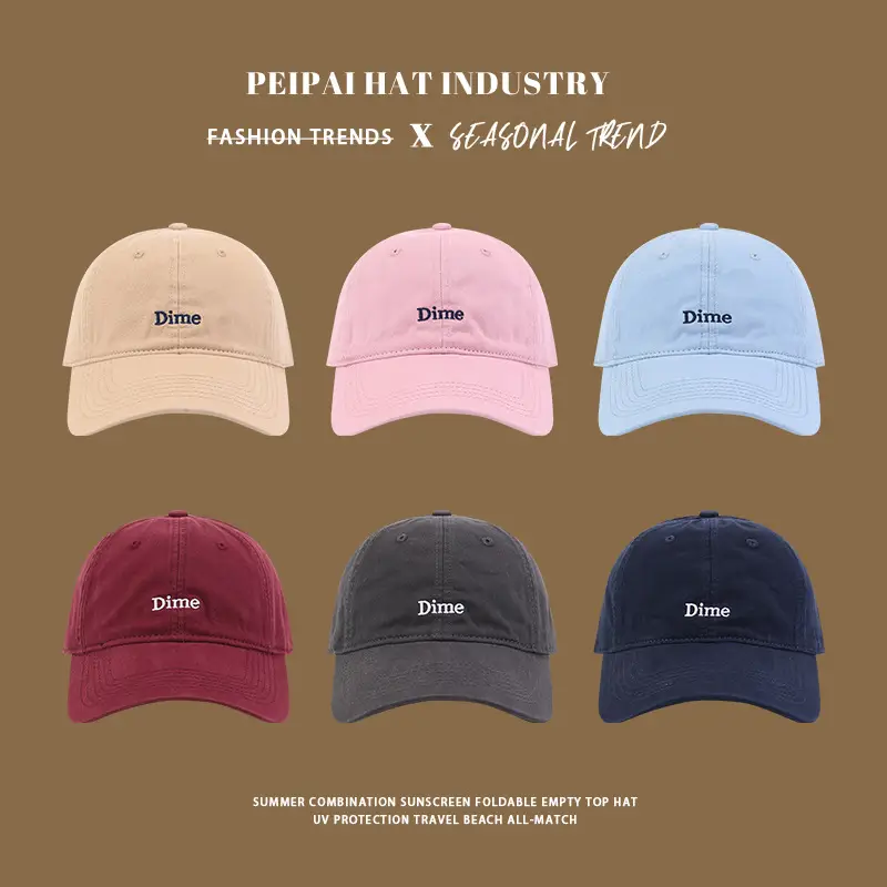 Women's Japanese Style Baseball Caps with Deep Color Shading - Image 5