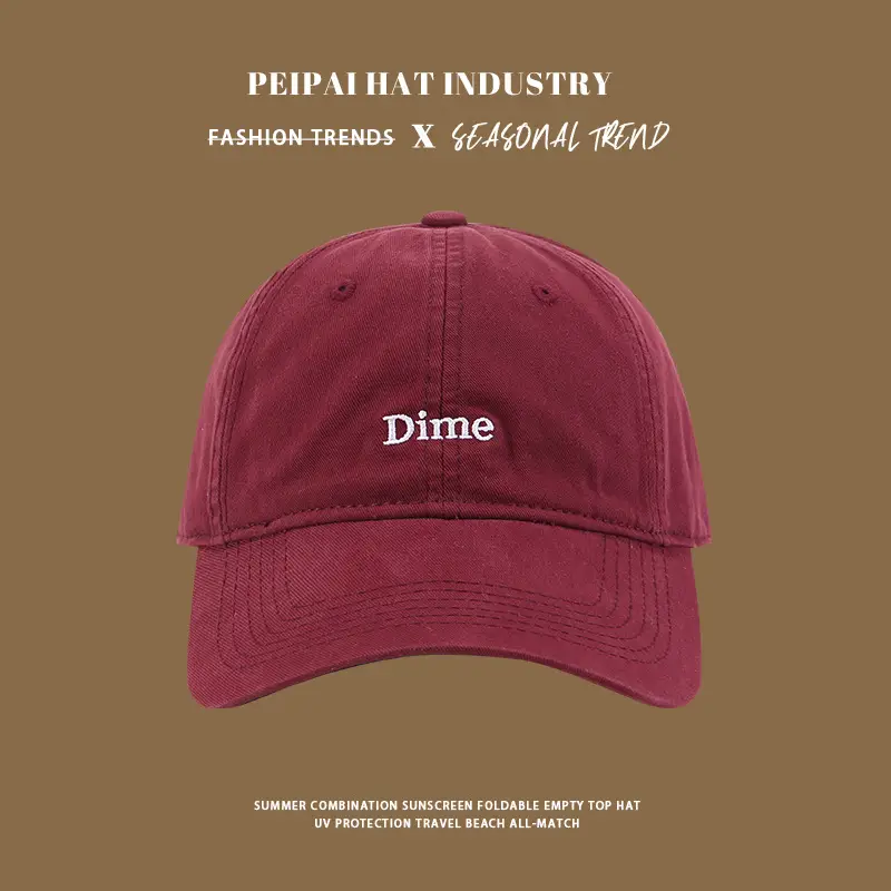 Women's Japanese Style Baseball Caps with Deep Color Shading — feature 7
