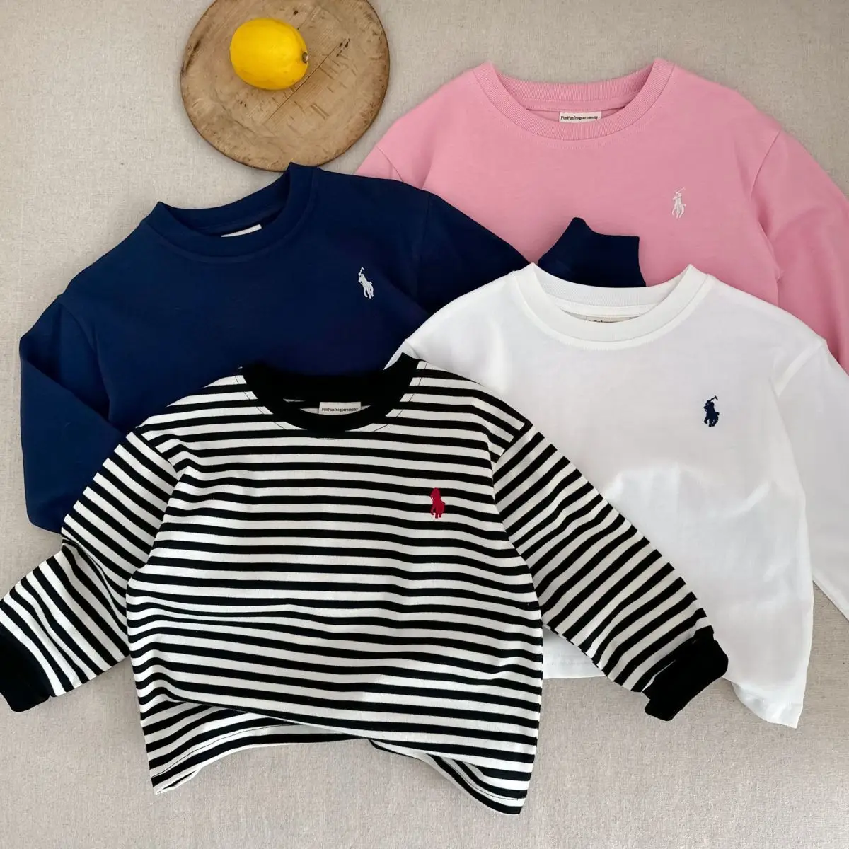 Pink Cotton Crewneck T-Shirt for Boys Girls New Spring Autumn 2025 - Image 6