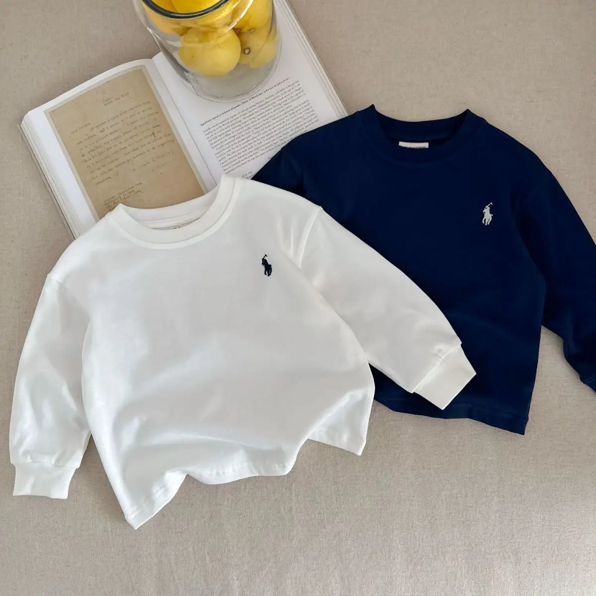 Pink Cotton Crewneck T-Shirt for Boys Girls New Spring Autumn 2025 — feature 6
