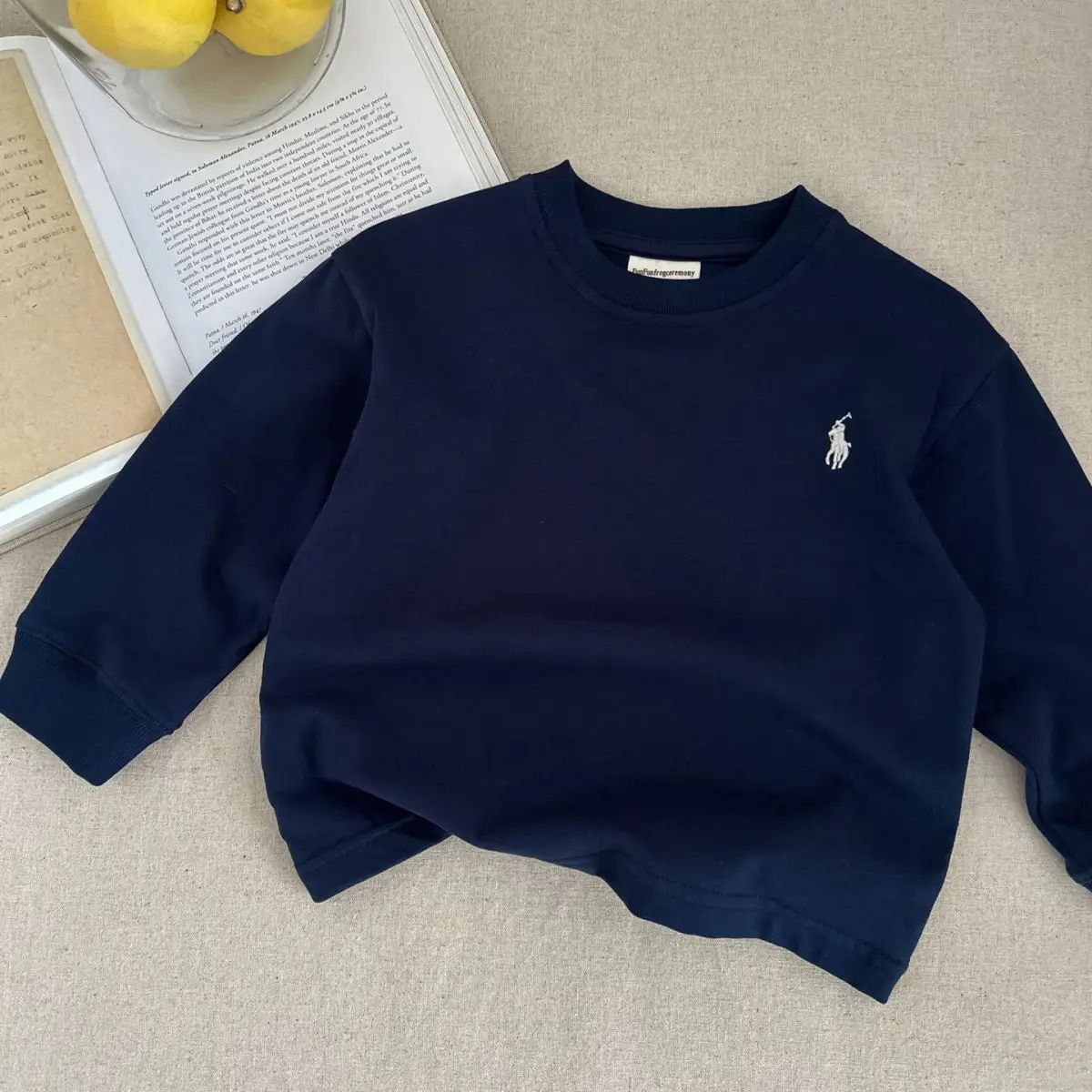 Pink Cotton Crewneck T-Shirt for Boys Girls New Spring Autumn 2025 - Image 2