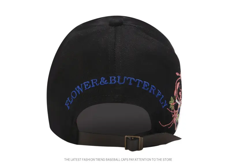 Embroidered Butterfly Baseball Caps for Women — feature 23