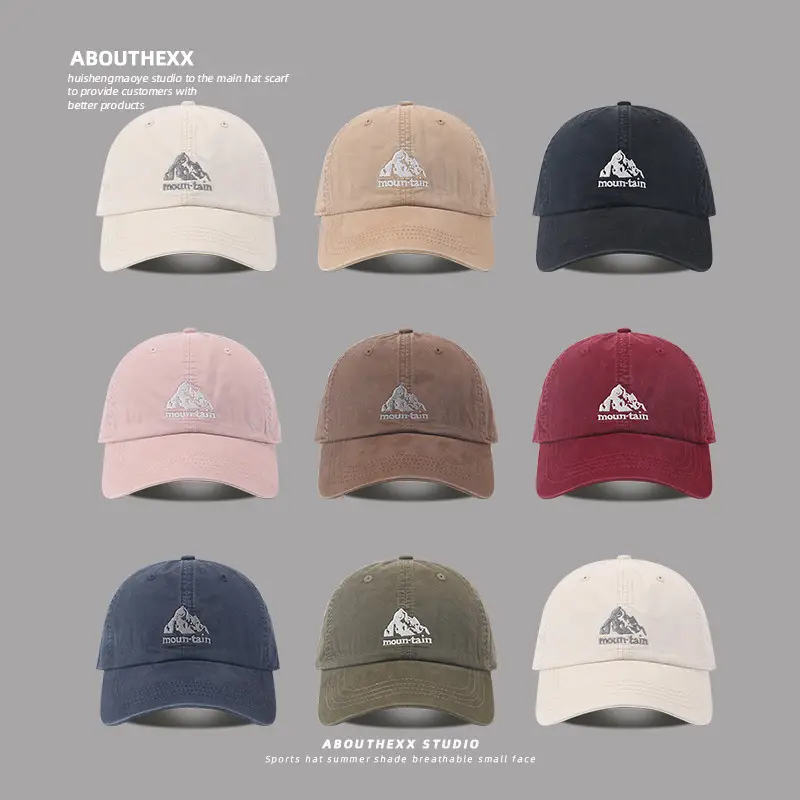 Men's Brown Mountain Embroidered Baseball Cap 36-86CM - Image 10