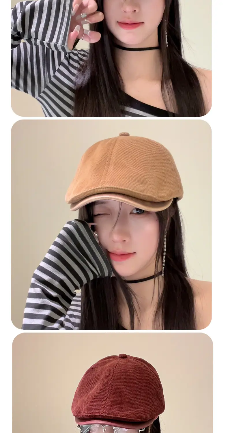 British Style Retro Progressive Cap for Girls — feature 10