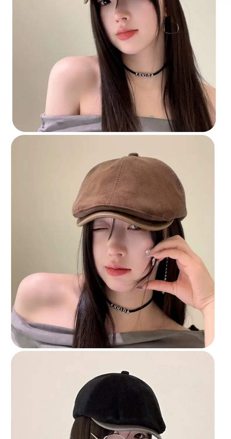 British Style Retro Progressive Cap for Girls — feature 8