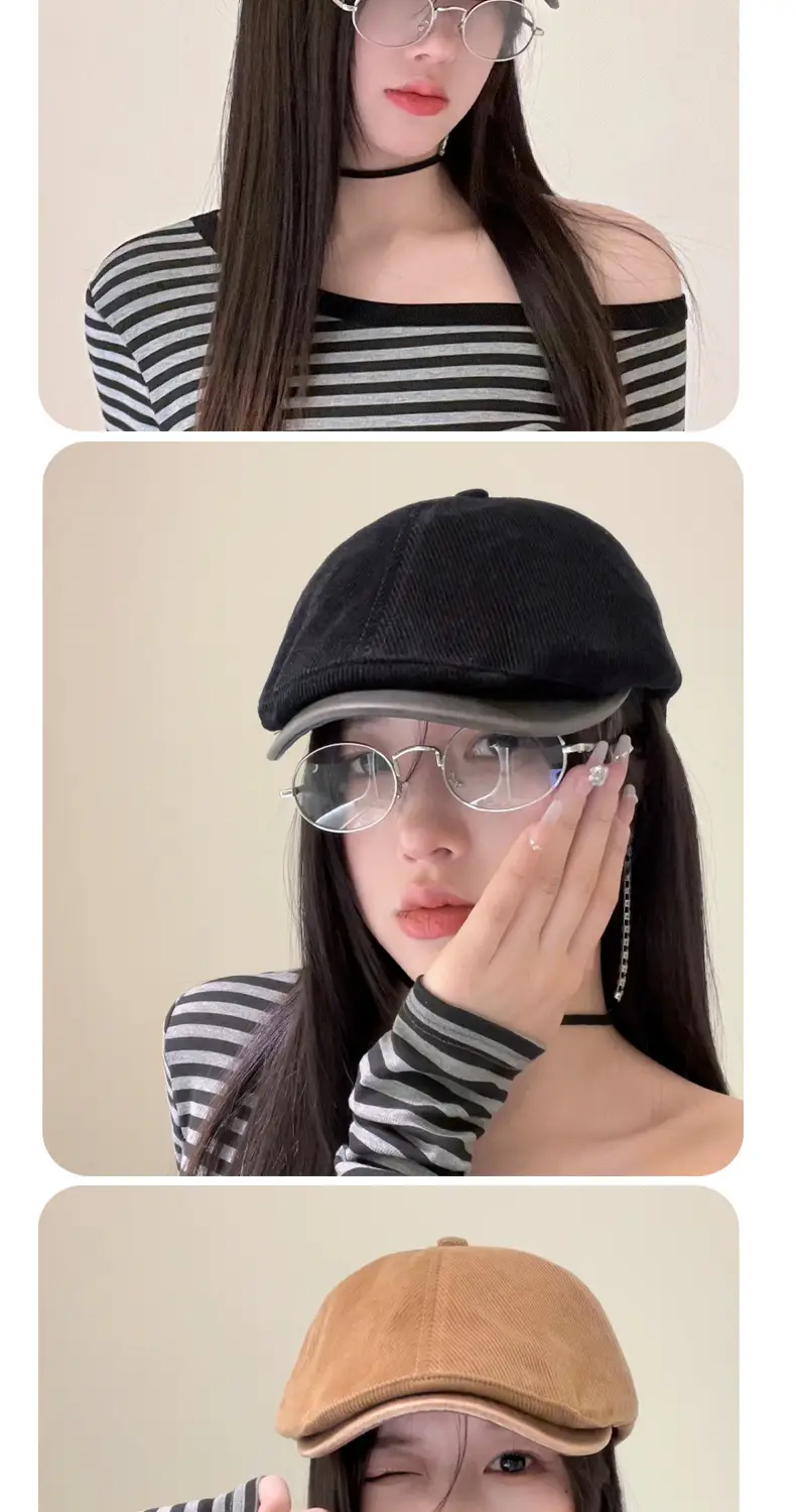 British Style Retro Progressive Cap for Girls — feature 9