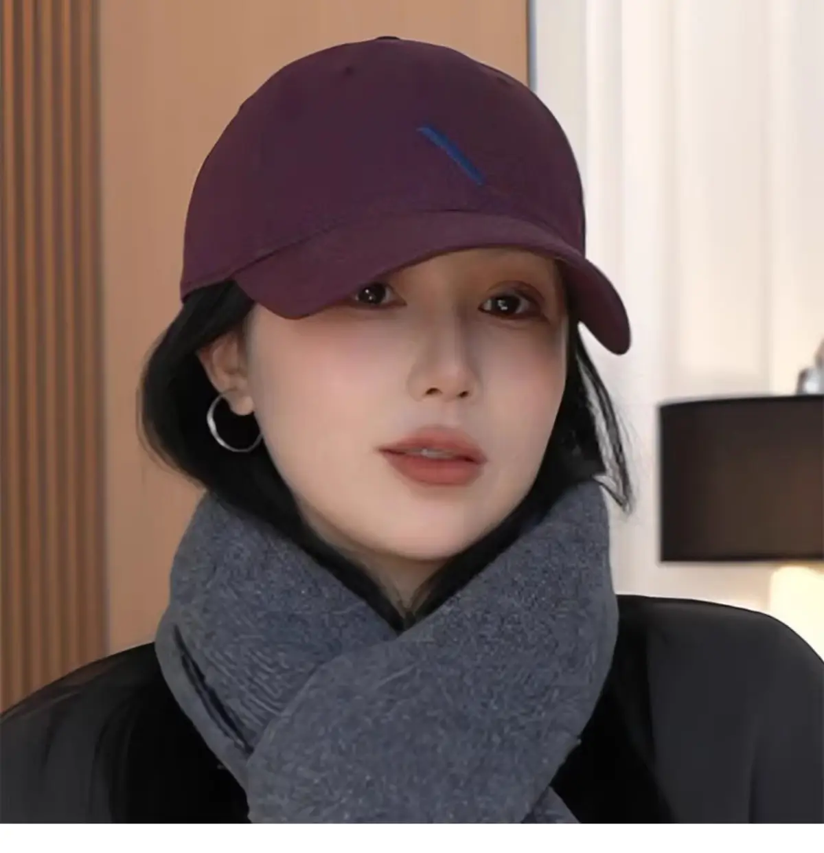 2025 Spring Korean Style White Baseball Cap for Women — feature 12