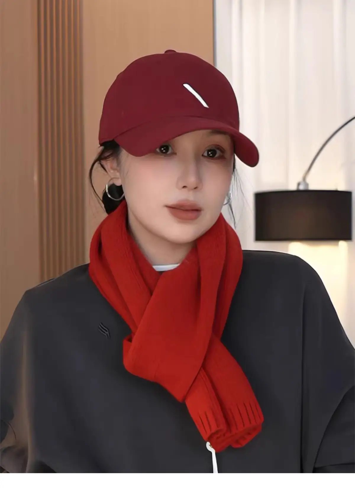 2025 Spring Korean Style White Baseball Cap for Women — feature 4