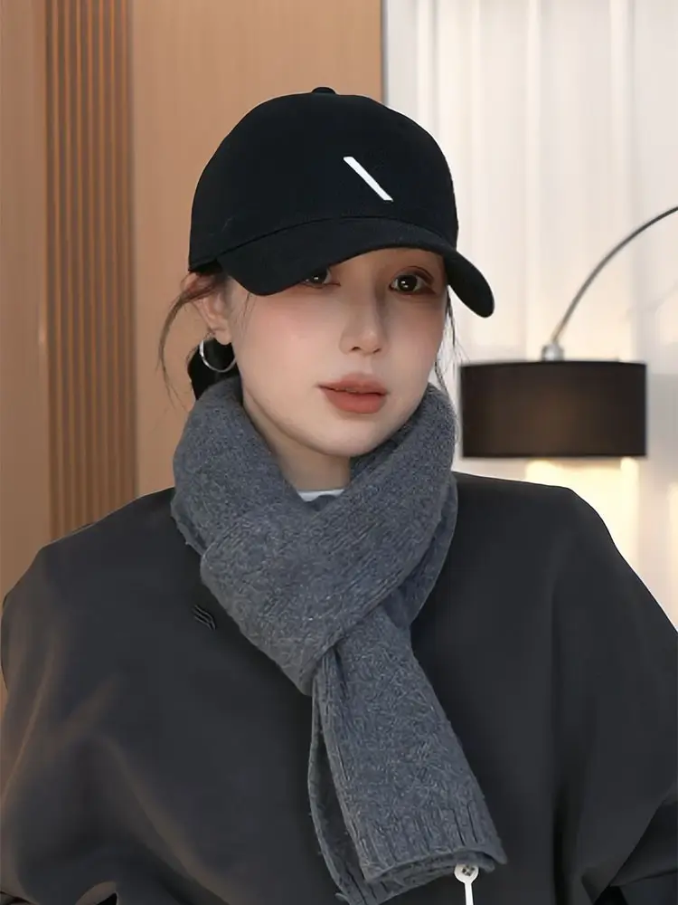2025 Spring Korean Style White Baseball Cap for Women — feature 5