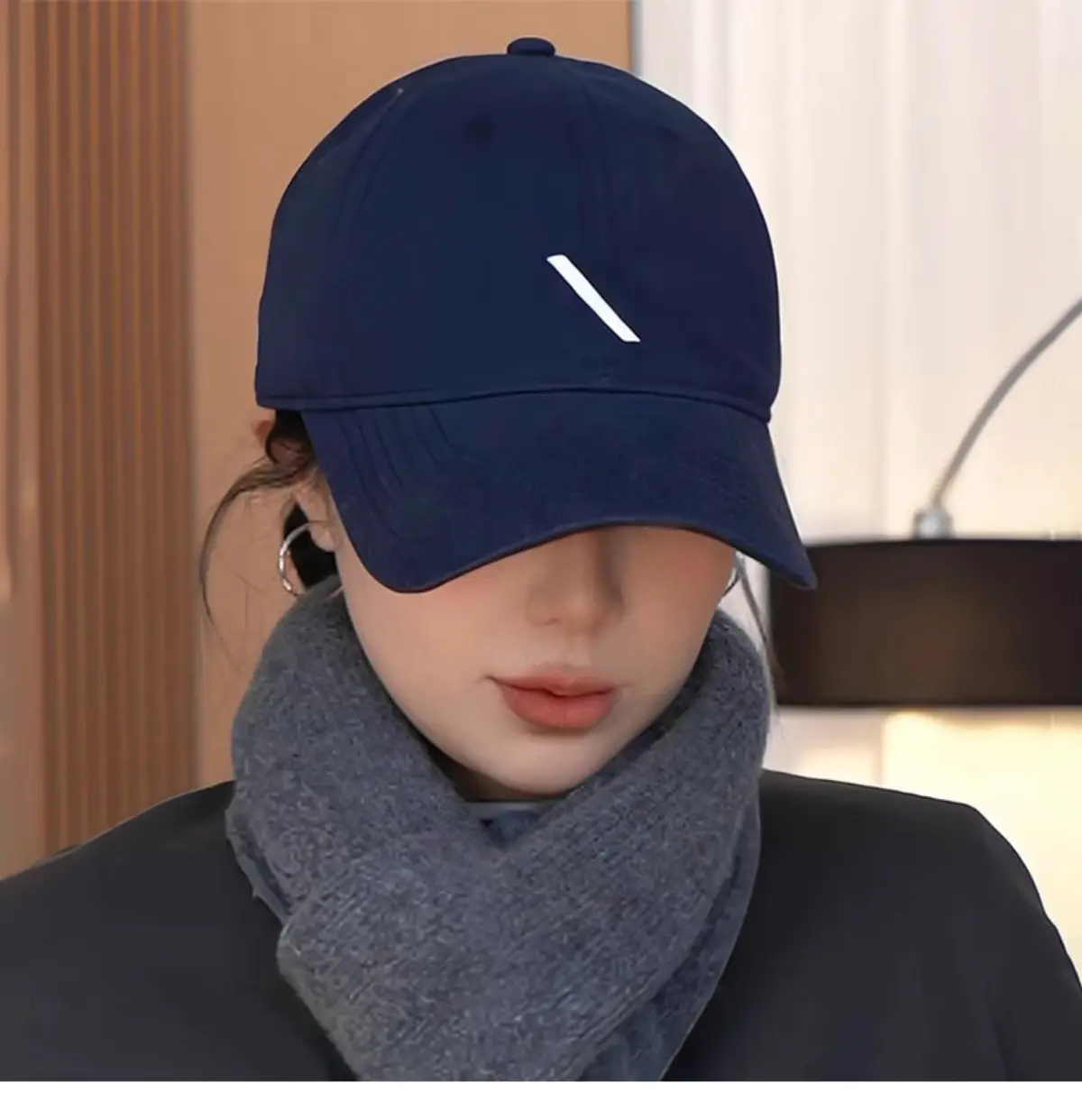2025 Spring Korean Style White Baseball Cap for Women — feature 9