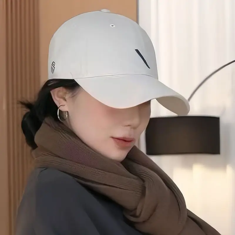 2025 Spring Korean Style White Baseball Cap for Women - Image 3