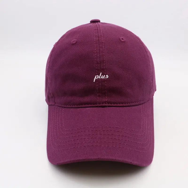 Men Grey Plus Embroidered Baseball Cap - Image 12