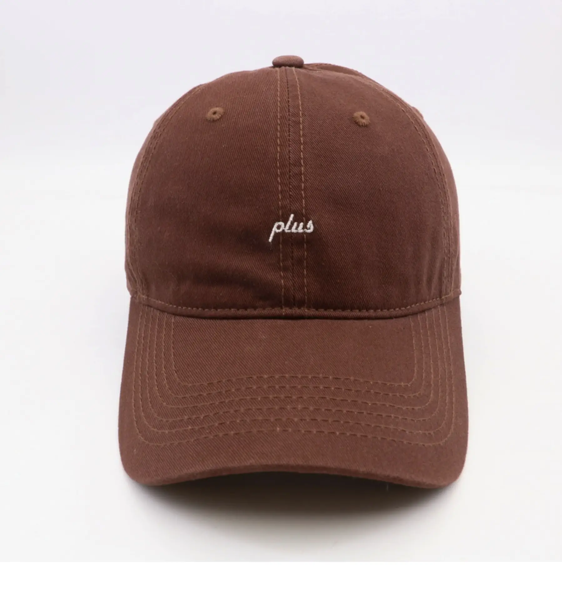 Men Grey Plus Embroidered Baseball Cap — feature 12