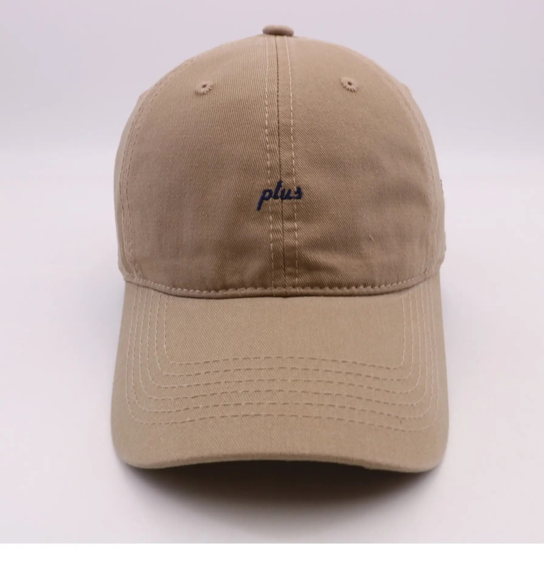 Men Grey Plus Embroidered Baseball Cap — feature 14