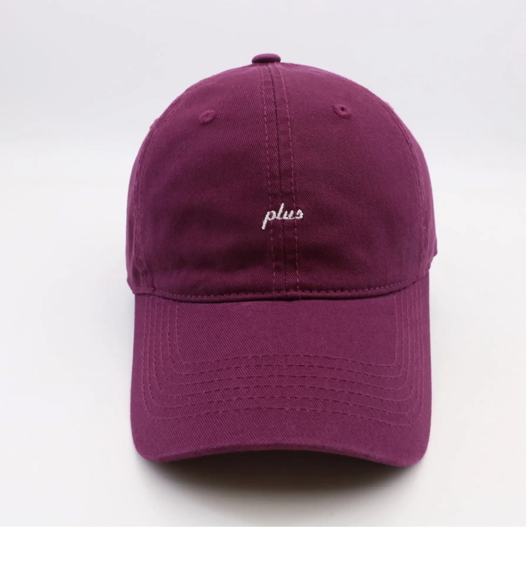 Men Grey Plus Embroidered Baseball Cap — feature 16