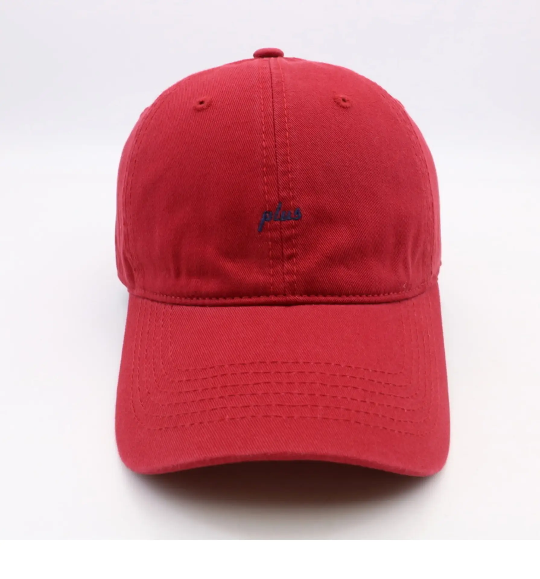 Men Grey Plus Embroidered Baseball Cap — feature 20