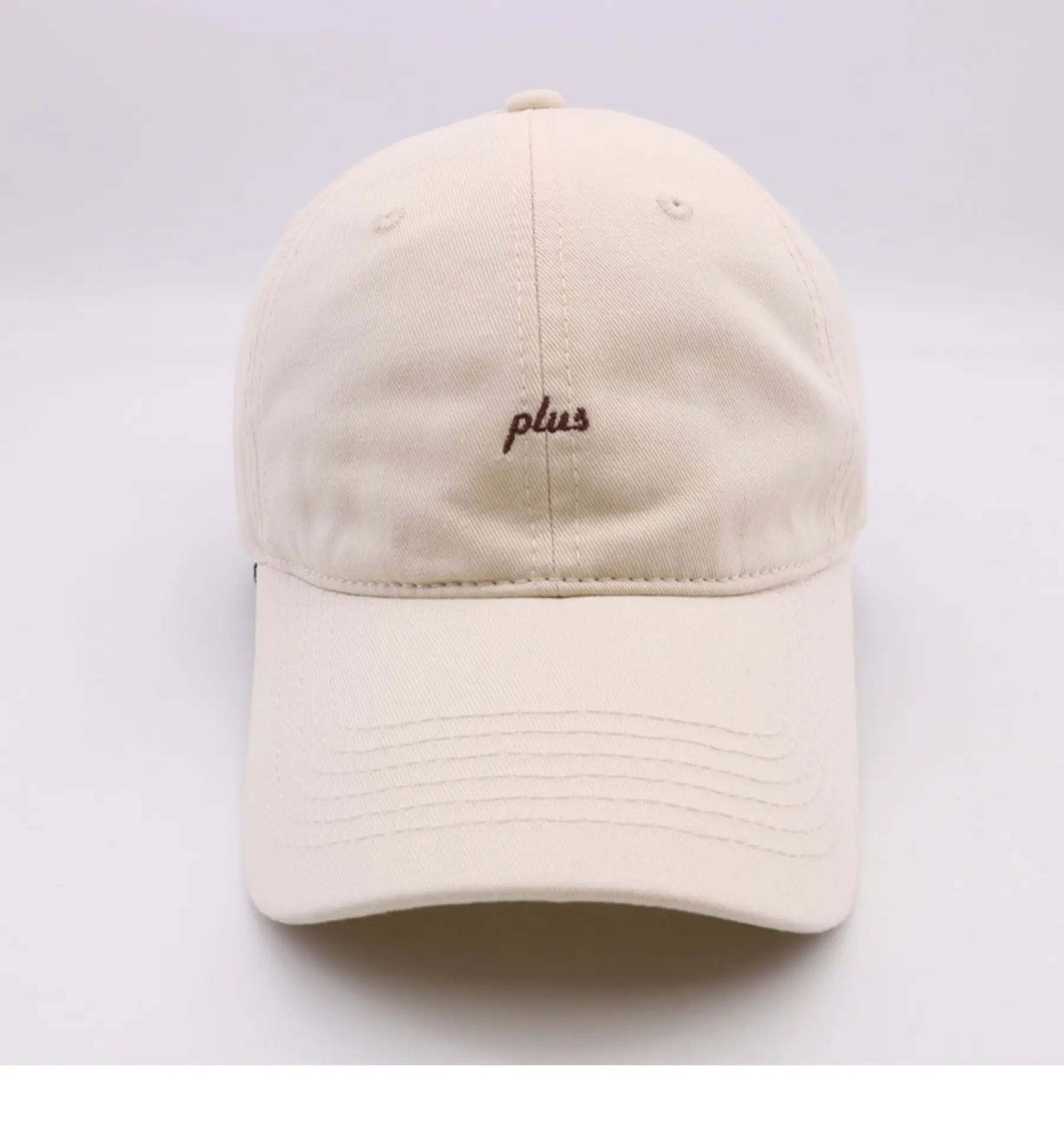 Men Grey Plus Embroidered Baseball Cap — feature 8