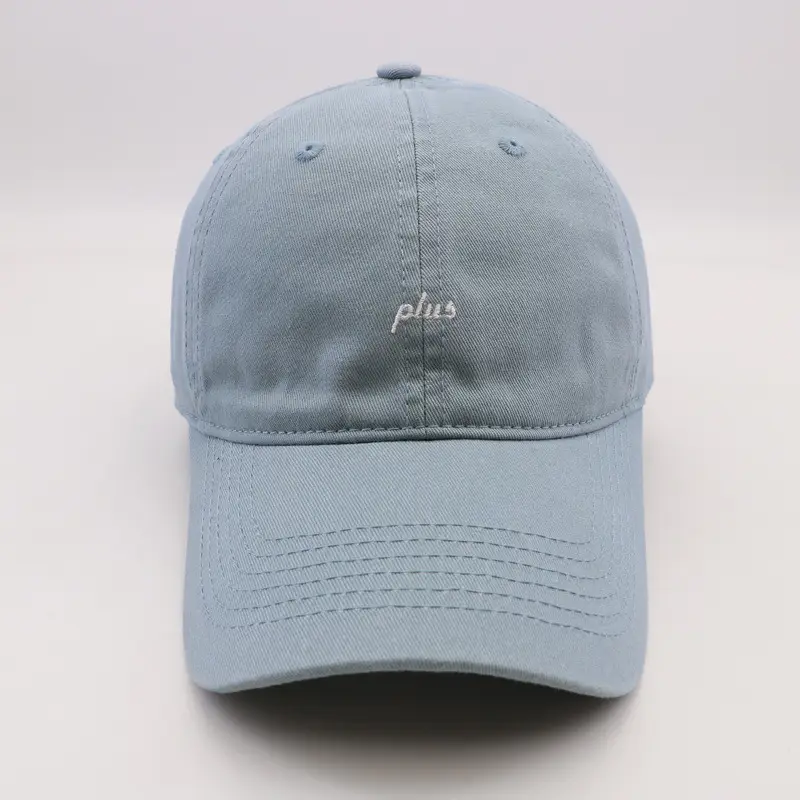Men Grey Plus Embroidered Baseball Cap - Image 10