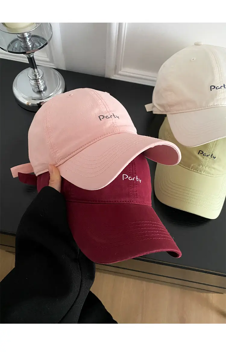 Women Baseball Cap Pink Small Head High Quality — feature 7