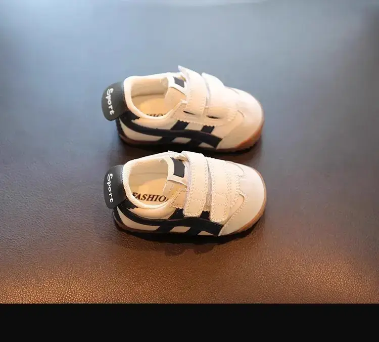 Baby Sneakers Soft Sole Green Beige Spring Autumn — feature 10