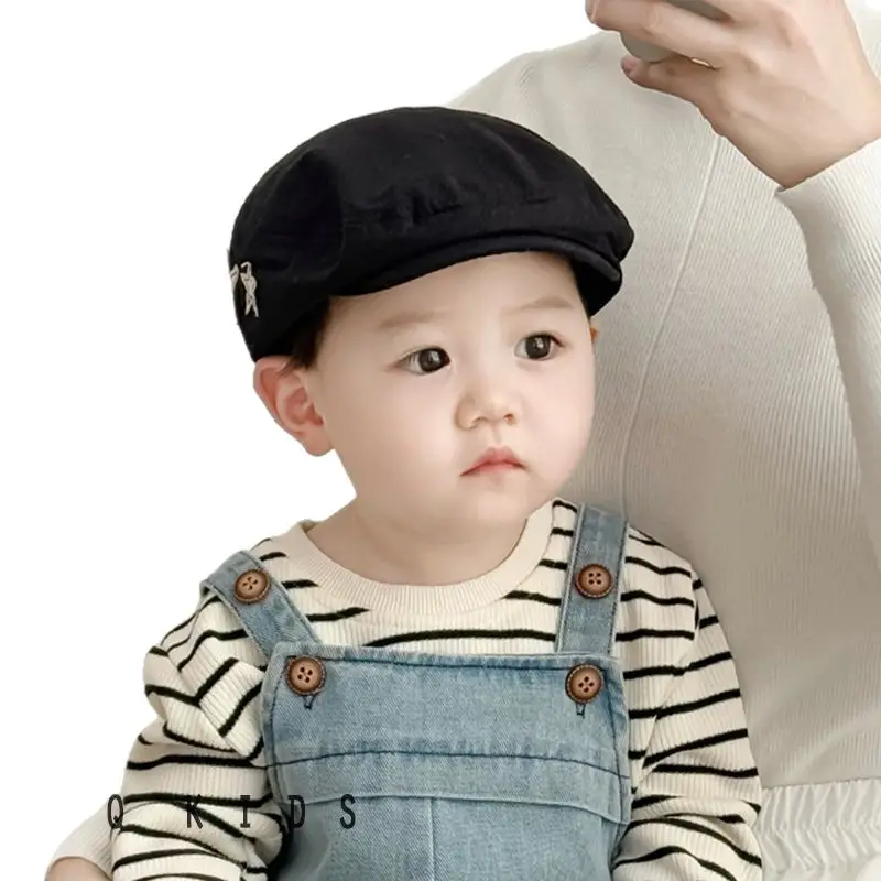 Baby Cap Five Star Embroidered Forward - Image 9
