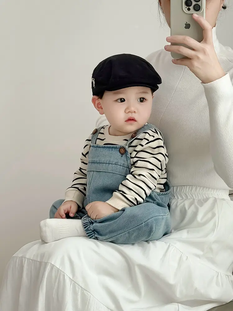 Baby Cap Five Star Embroidered Forward — feature 3