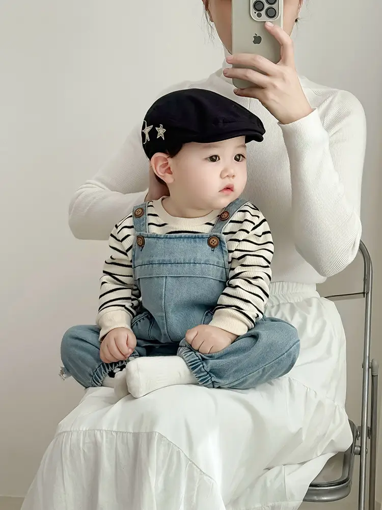 Baby Cap Five Star Embroidered Forward — feature 5