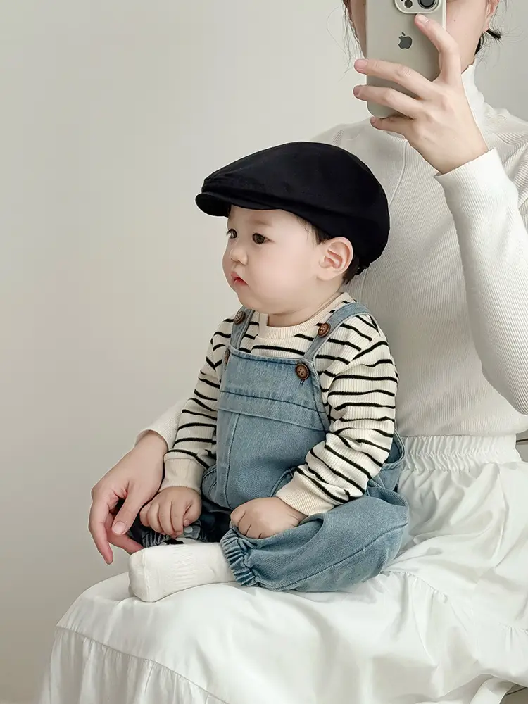 Baby Cap Five Star Embroidered Forward — feature 6