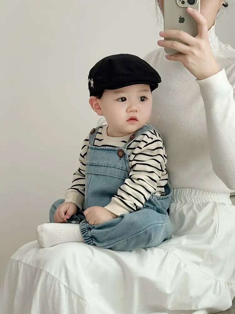 Baby Cap Five Star Embroidered Forward — feature 7